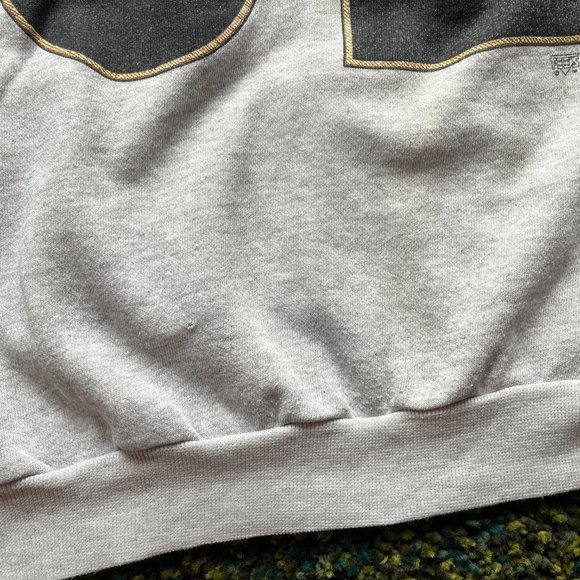 Tultex Made In USA University of Iowa Grey Vintage Pullover (XXL fits XL) - Picture 7 of 11